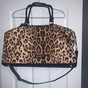 Steve Madden Leopard Overnight Bag